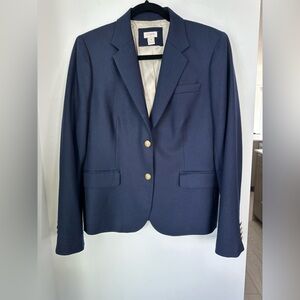 J. Crew Midnight Jacket with Brass Accents